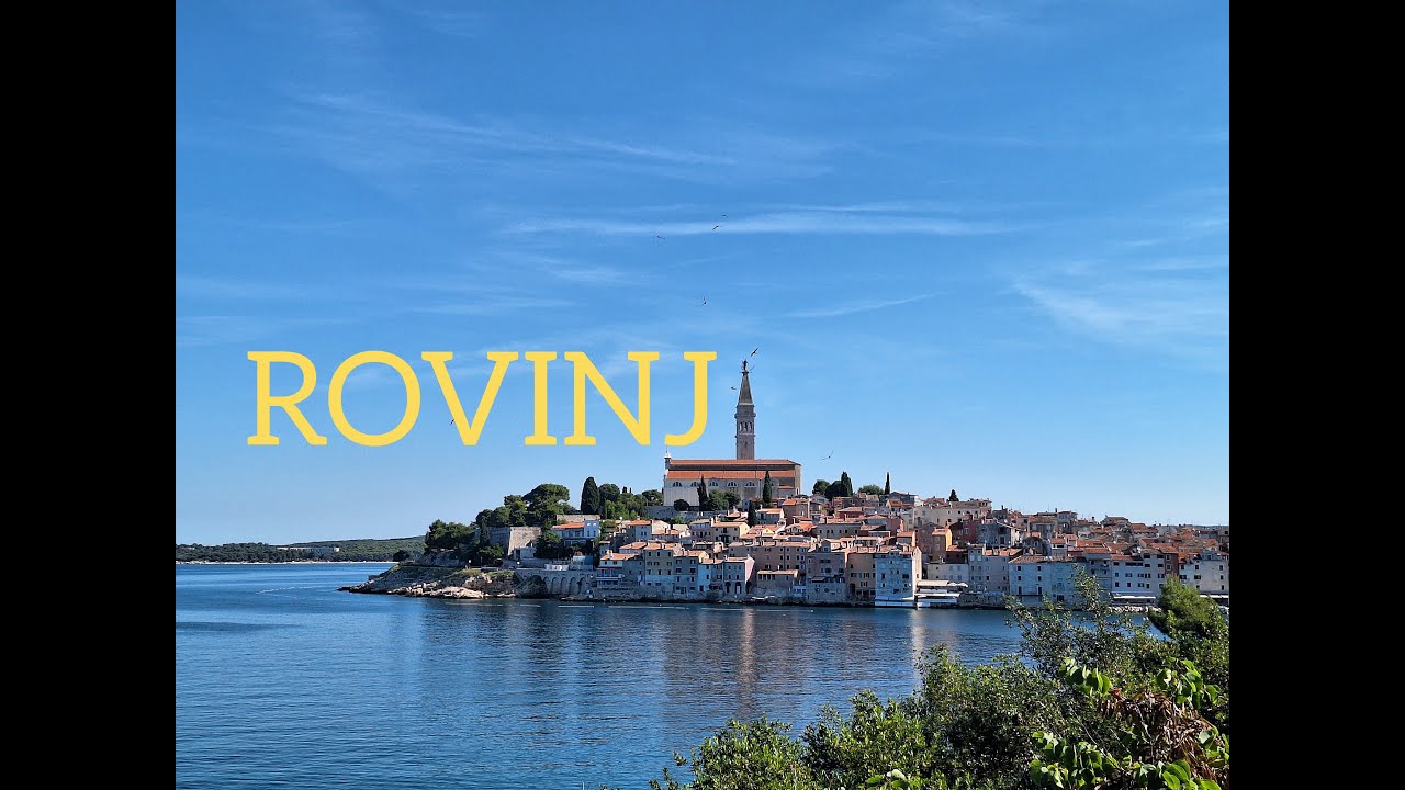 Explore ROVINJ in CROATIA, the most romantic city of the Adriatic Sea + Cycling + Church St  Eufemia