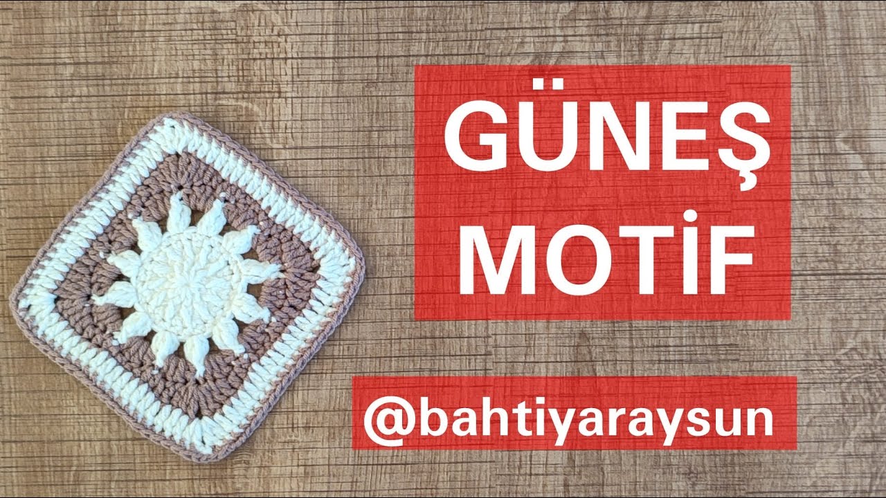 GÜNEŞ MOTİFİ NASIL YAPILIR?