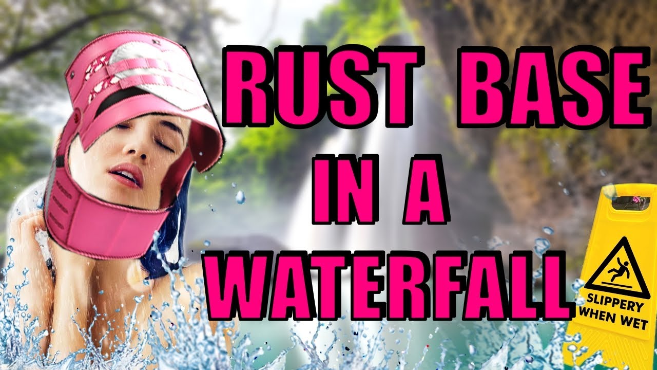 Rust Base in a Waterfall
