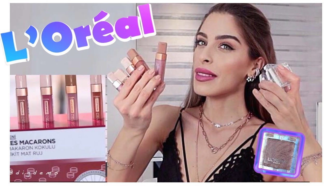 LOREAL ÜRÜN İNCELEMESİ | Color Queen Farlar ve Les Macarons Likit Rujları