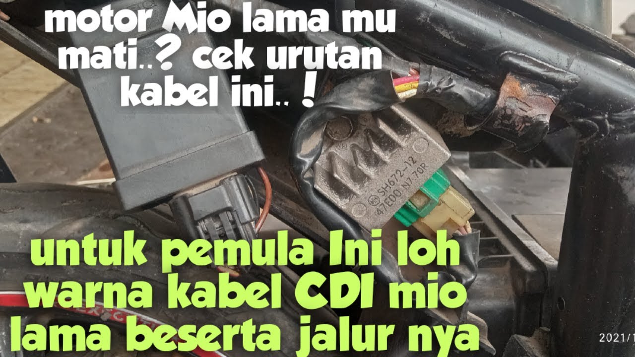 jalur pengapian Mio lama
