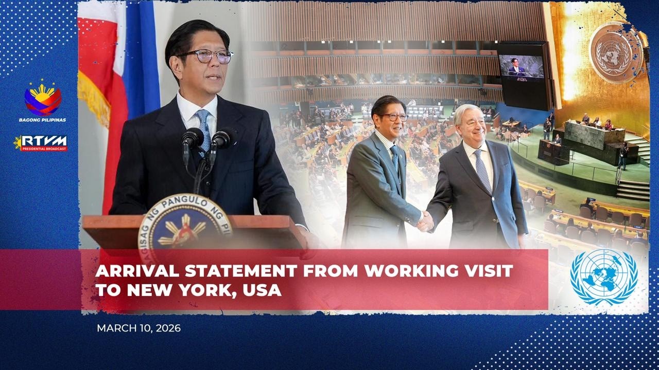 Arrival Statement from Working Visit to New York, USA