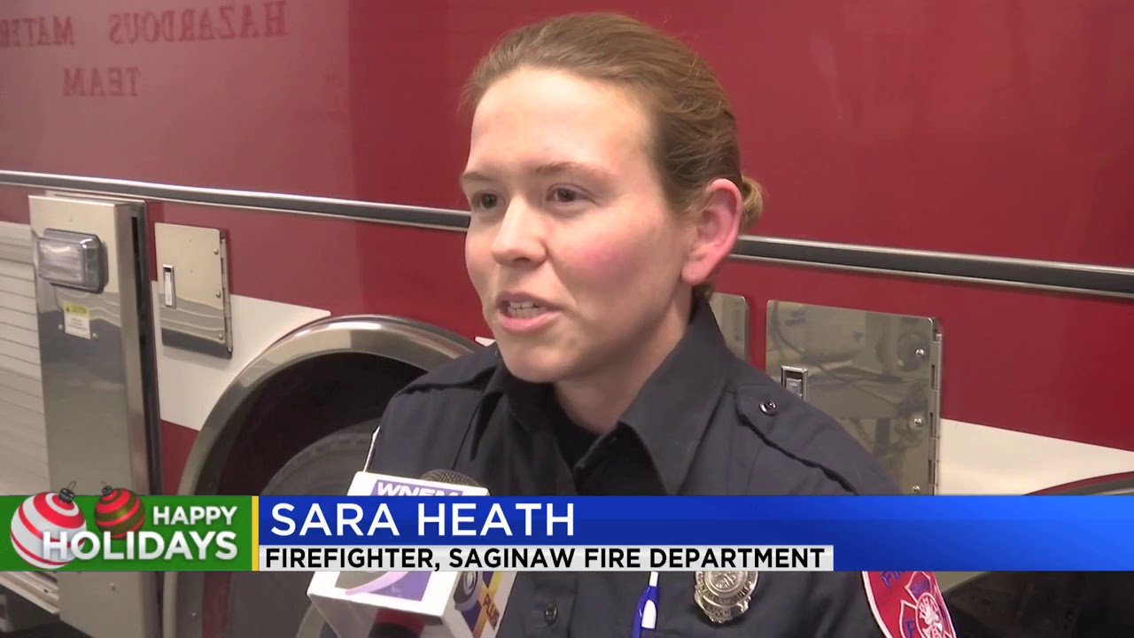 Firefighters make the best of working on Christmas day