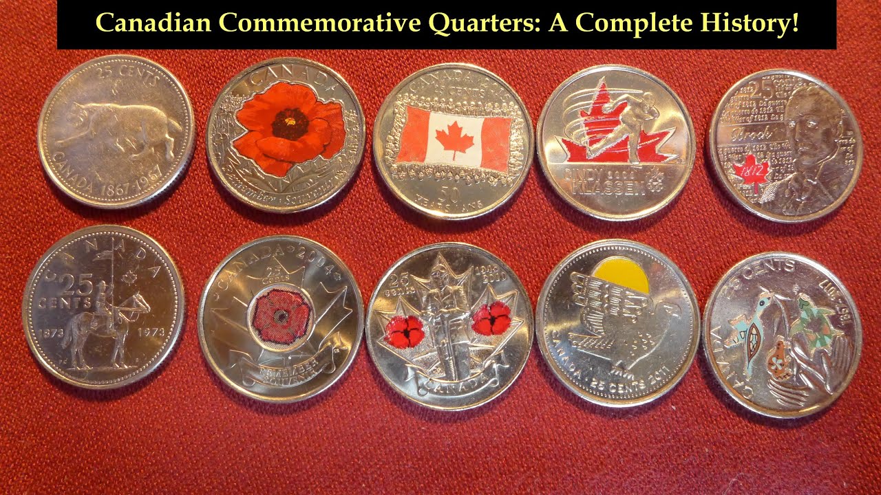 Canadian Commemorative Quarters: A Complete History!