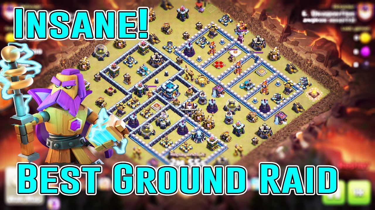 Insane!! Best Grounds Attack Strategy Destroy War Base TH13 3 Stars ( Clash of Clans )