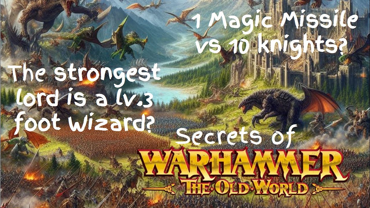 Magichammer - Build The Strongest Character in Warhammer: The Old World with Spells