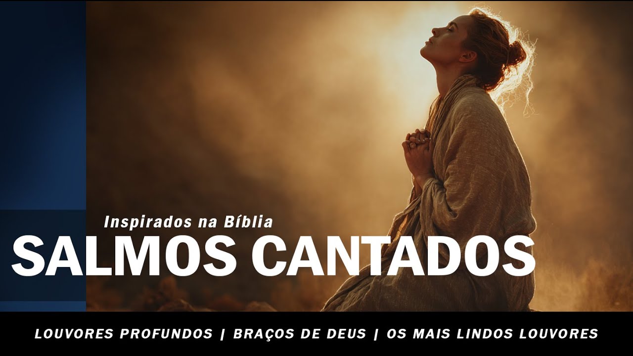 SALMOS EM LOUVORES CANTADOS | Melodia do Meu Coração e Descanso no Colo de Deus