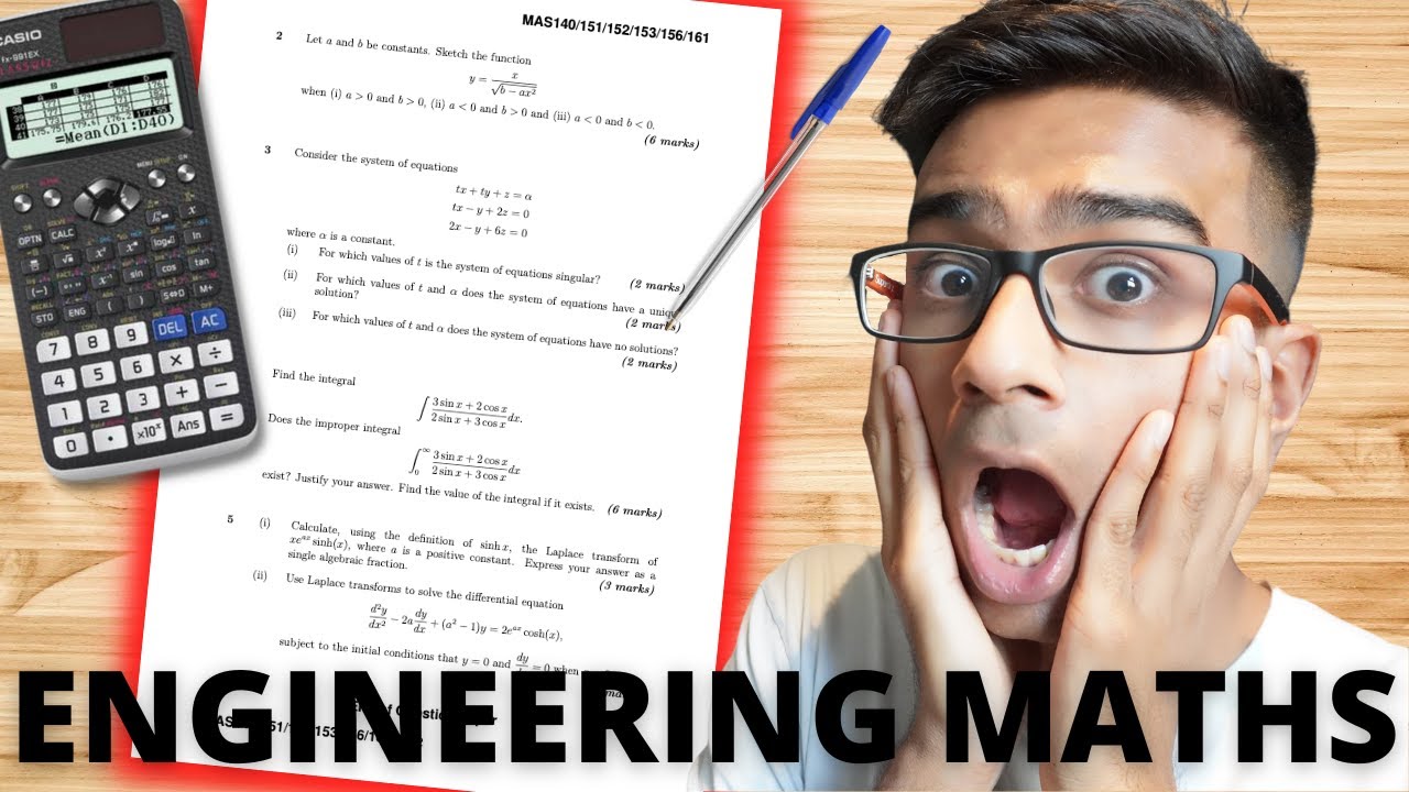 YOU CAN'T SUCK AT MATHS AND BE AN ENGINEER
