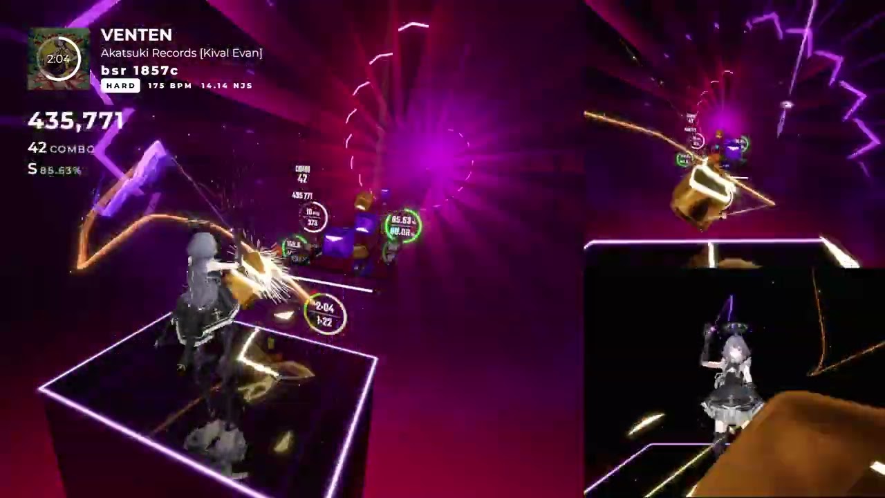 【BeatSaber】VENTEN_暁Records【HARD】