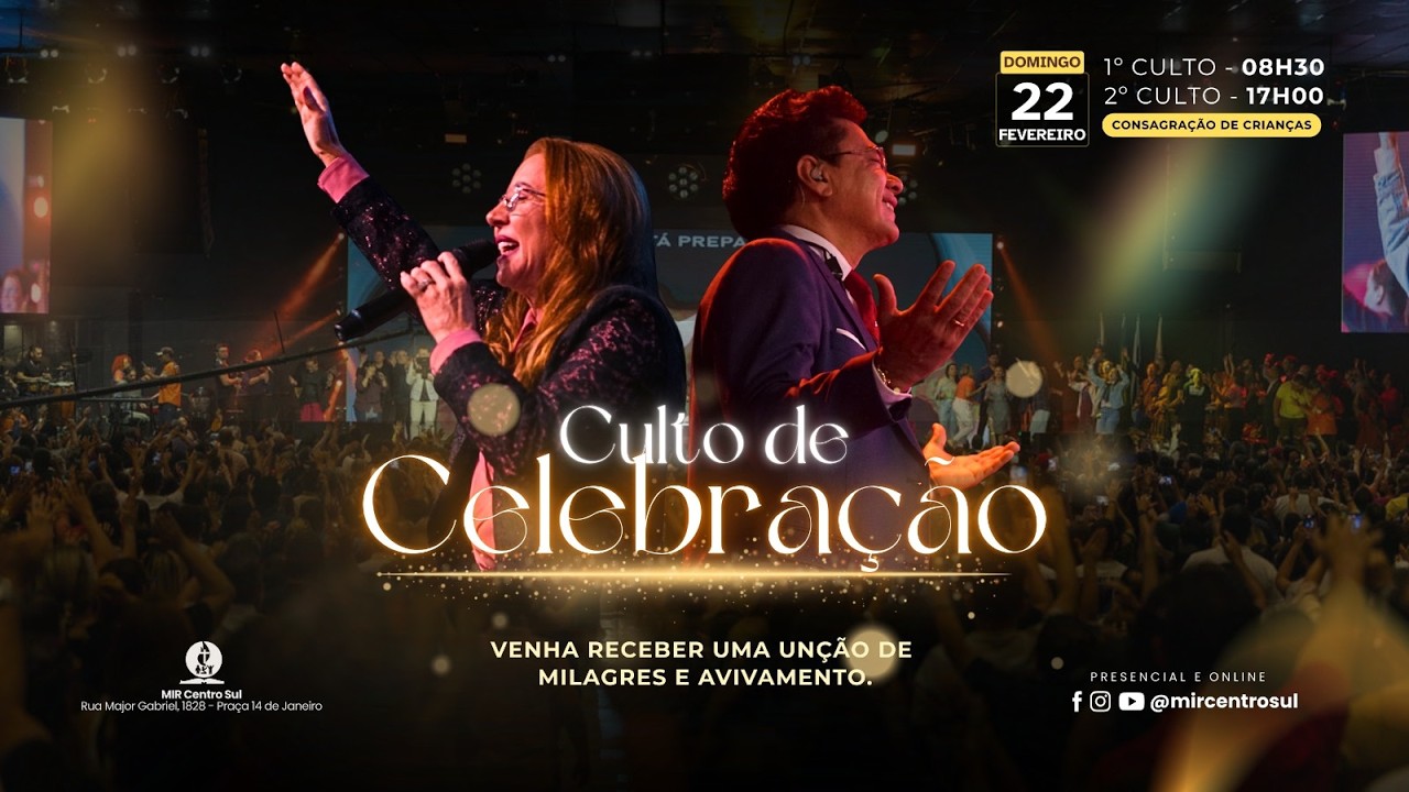 Culto de Celebra&ccedil;&atilde;o (Manh&atilde;) - 22.02.2026