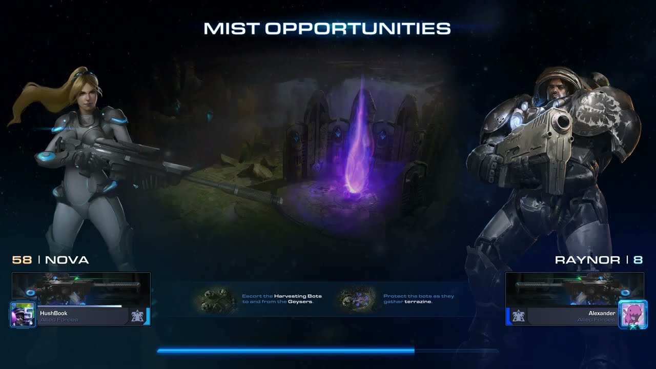 Starcraft 2: Кооперативный режим - Командир Нова/Стуков - Жестокий уровень сложности - 137