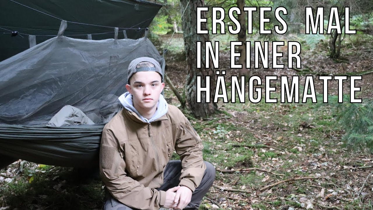 DAS ERSTE MAL IN EINER HÄNGEMATTE | Bushcraft |