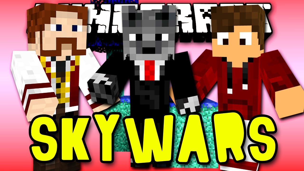 SKYWARS - Fui Cercado! (c/ Lugin e Wolff) - Minecraft