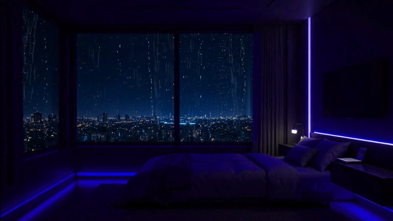 Rain Noise for Sleep and Background Use | Stable Sound for Focus Work Study and Long Nights - Cozy