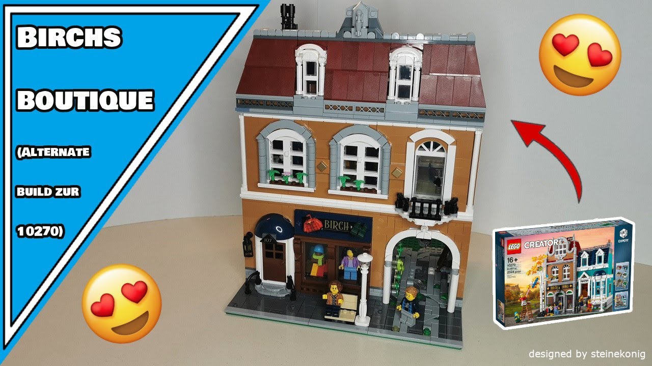 KLEIDER MACHEN LEUTE! | Birchs Boutique by steinekonig | Alternate Build zum LEGO Bookshop (10270)