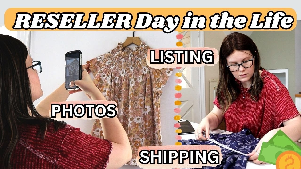 Day in my Life as a RESELLER! What I do EVERYDAY to make money reselling clothes online for profit!
