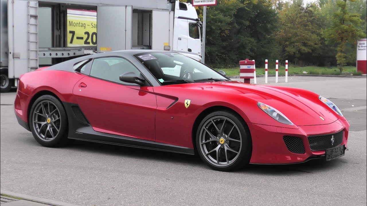 781K € Ferrari 599 GTO (Auctioned at RM Sotheby's) | Start Ups + Driving + Carporn | Munich