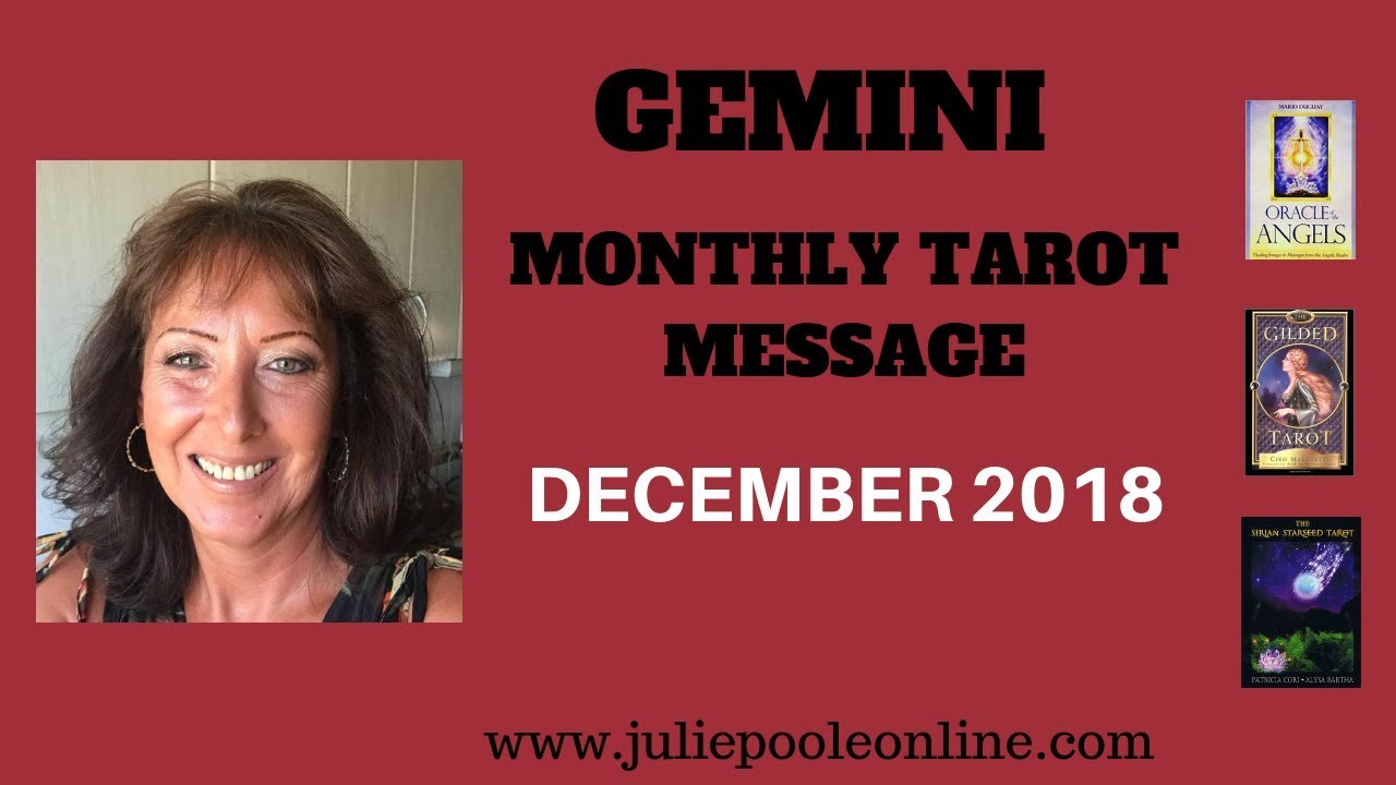 GEMINI DECEMBER 2018 - A HAPPY SURPRISE!