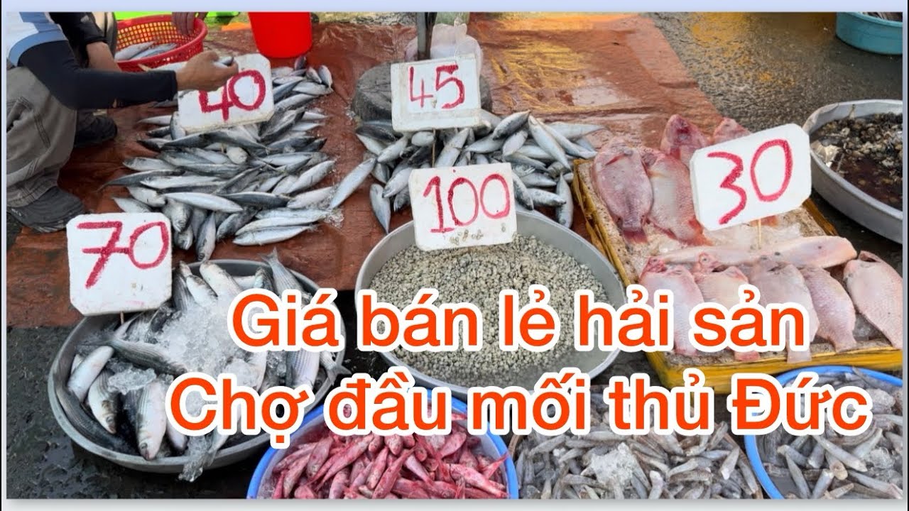 Chợ hải sản đầu mối thủ Đức sáng 27–1 chợ cuối năm vắng tanh ảm đạm quá 