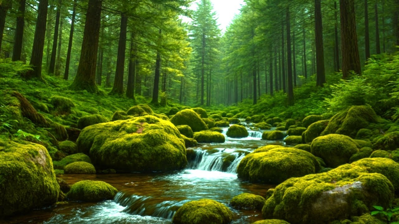 Amazing Forest Stream and Birdsong, Relaxing Nature Sounds for Sleep & Stress Relief, ASMR