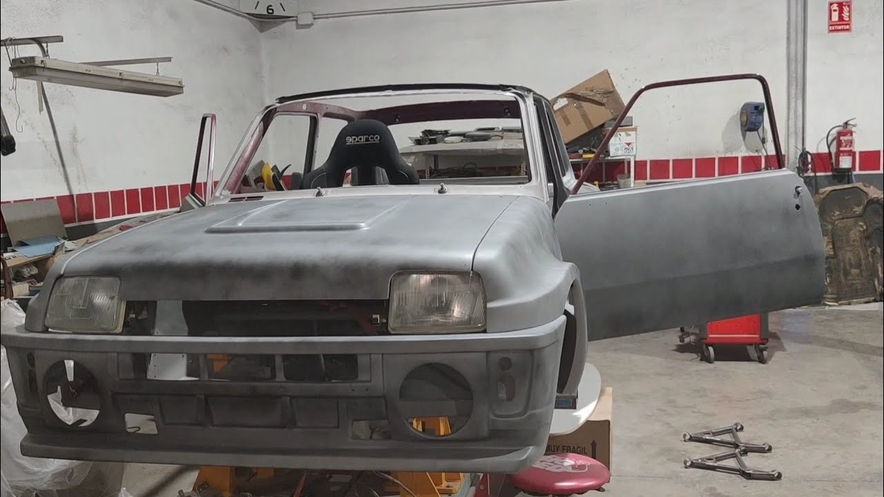 Renault 5 Turbo2.  Reconstrucción completa en  bancada. Preparación  para correr en  Rally!!