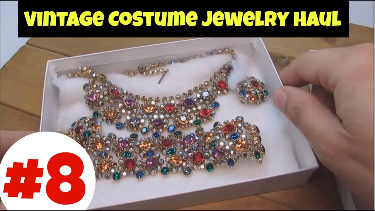Vintage Costume Jewelry Haul #8  - High End Collection Ep  03