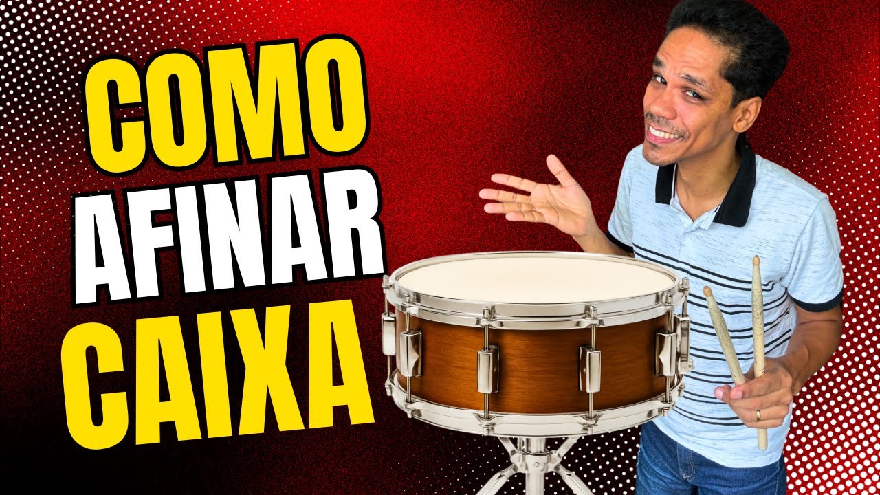 Afinação de Caixa: Seu Som Tá Feio? Arruma Isso Agora!