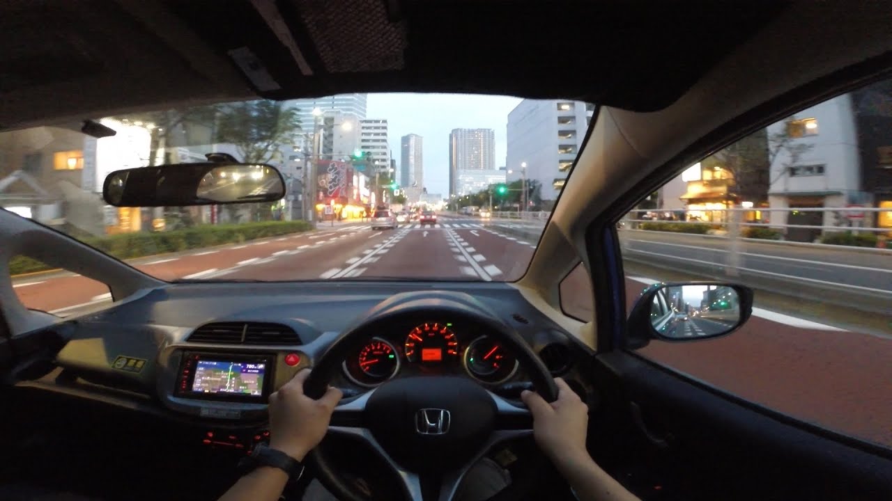 Honda FIT 13G / NAR POV Sunset Drive 西新宿～勝どき
