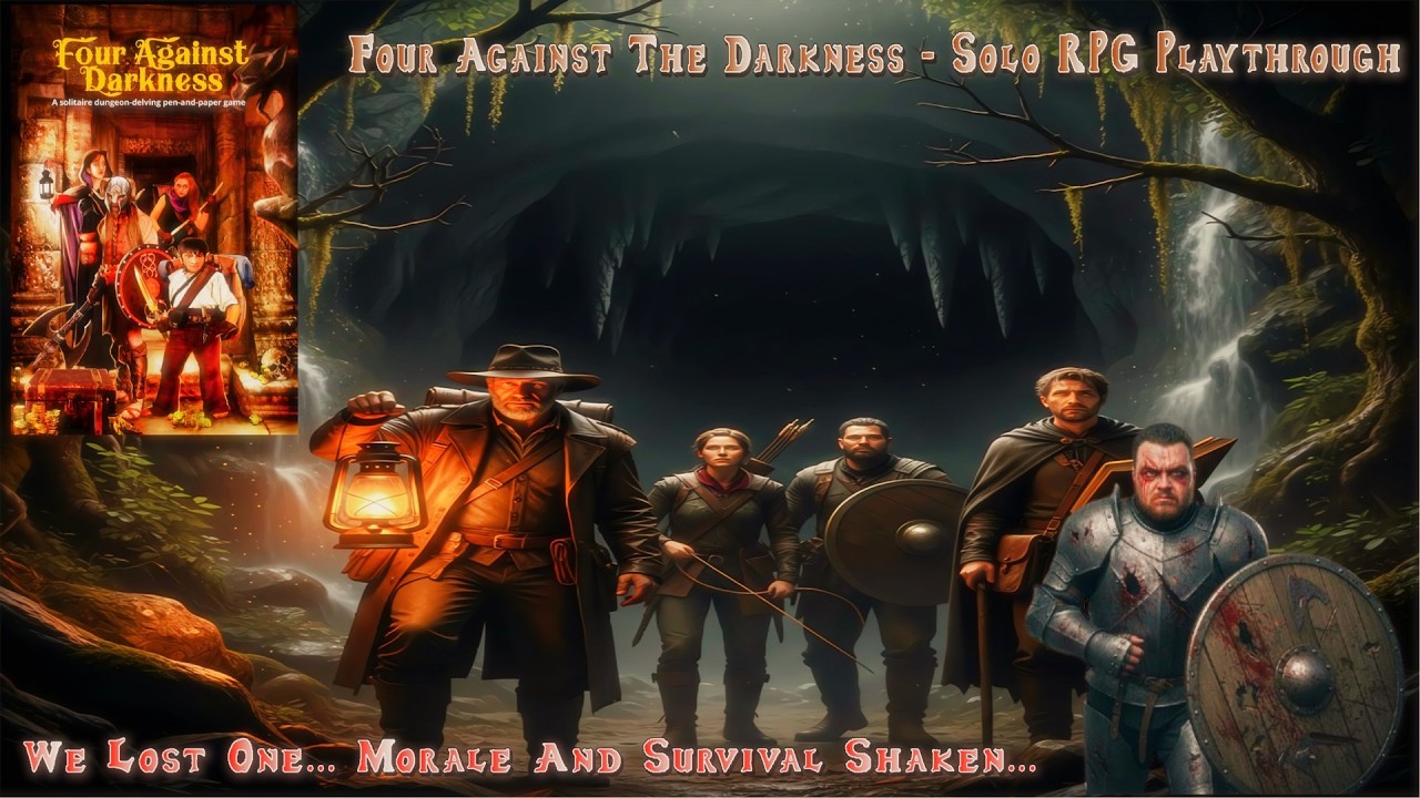Solo Play - Four Against The Darkness Episode 4: All It Takes Is One Roll To Change Things...