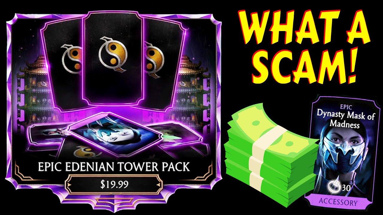 I Spent a LOT OF MONEY on MK Mobile Epic Edenian Tower Pack and THIS IS WHAT I GOT???