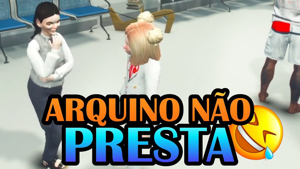 ARQUINO E JUJUBA APRONTANDO NO HOSPITAL KKKK
