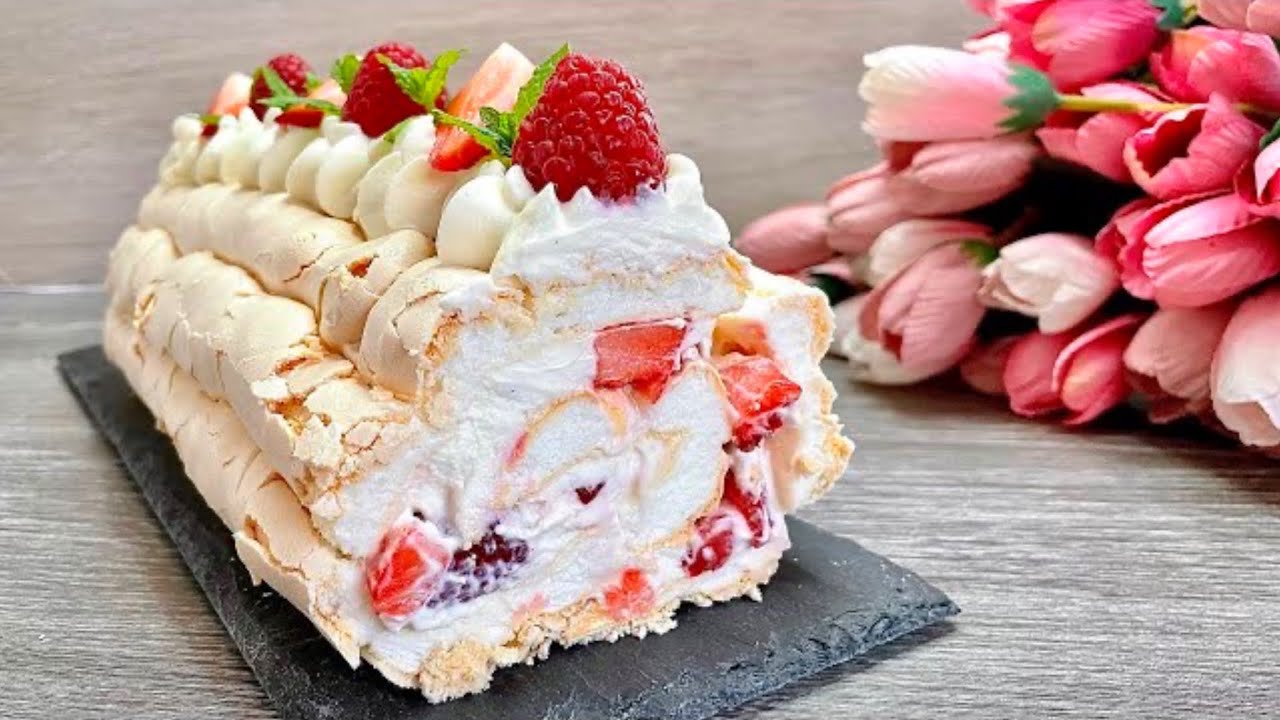 Очень вкусный и легкий десерт из безе! Все будут поражены!