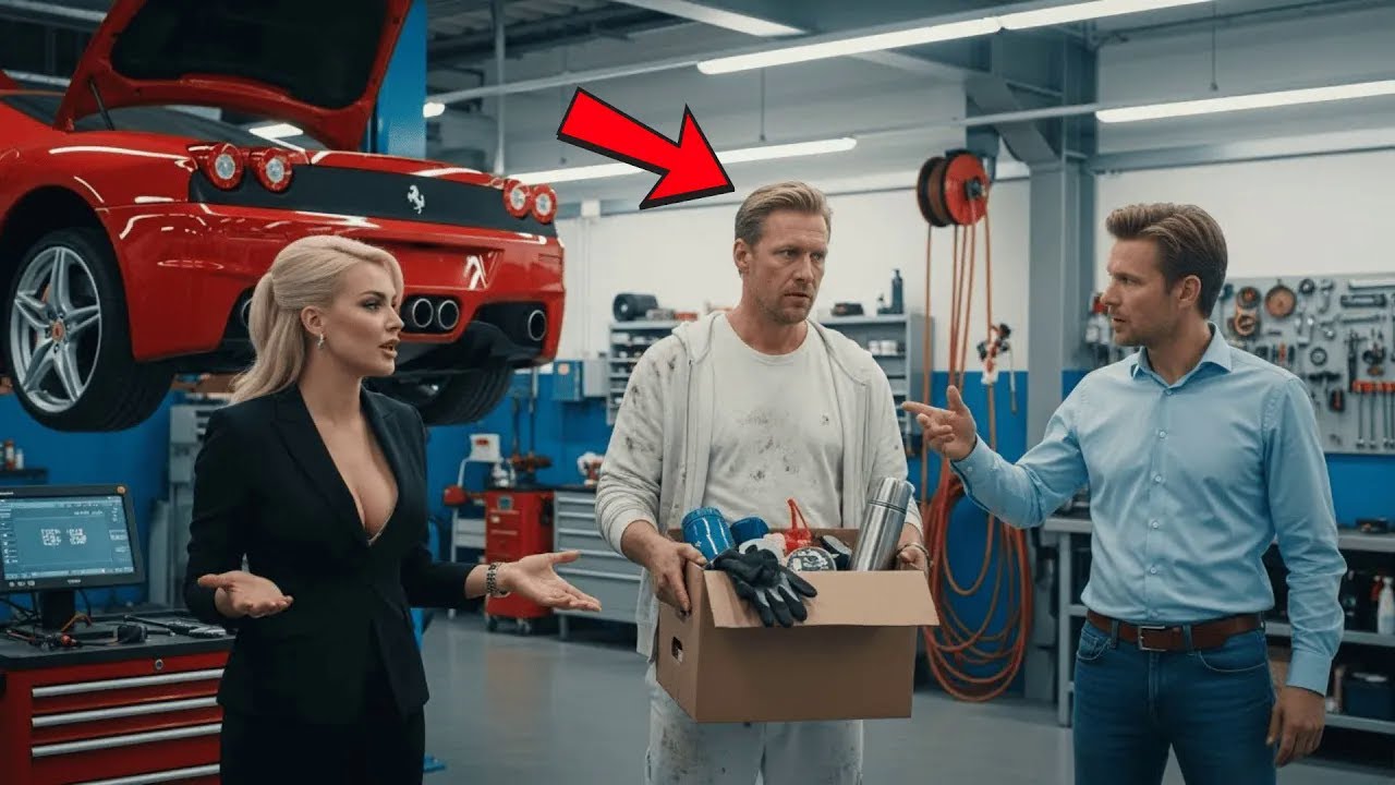 Entlassener Mechaniker Kam, Um Sachen Zu Holen&hellip; Doch Die Million&auml;rin Flehte Um Hilfe Mit Dem Ferrari