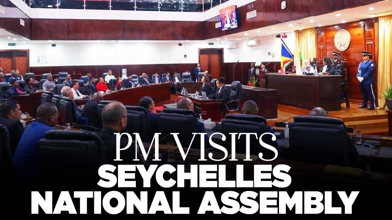 LIVE: PM Modi visits the National Assembly of Seychelles