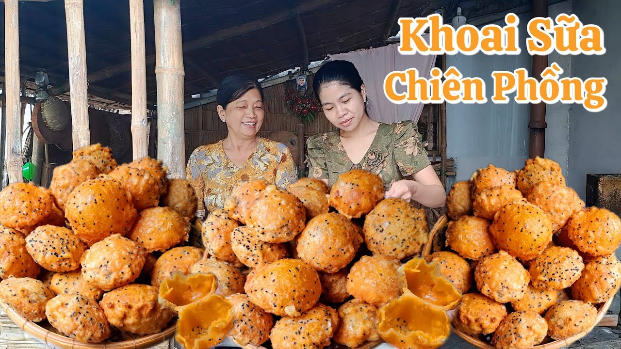 Cách làm Khoai Sữa Chiên Phồng giòn lâu thơm béo ngon số 1