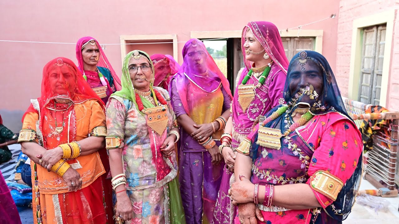 काई थाने भाभी सा....बोलो जोर से.. बिश्नोई विवाह गीत महिला गीत बिश्नोई संस्कृति में 🫣#rajasthani 