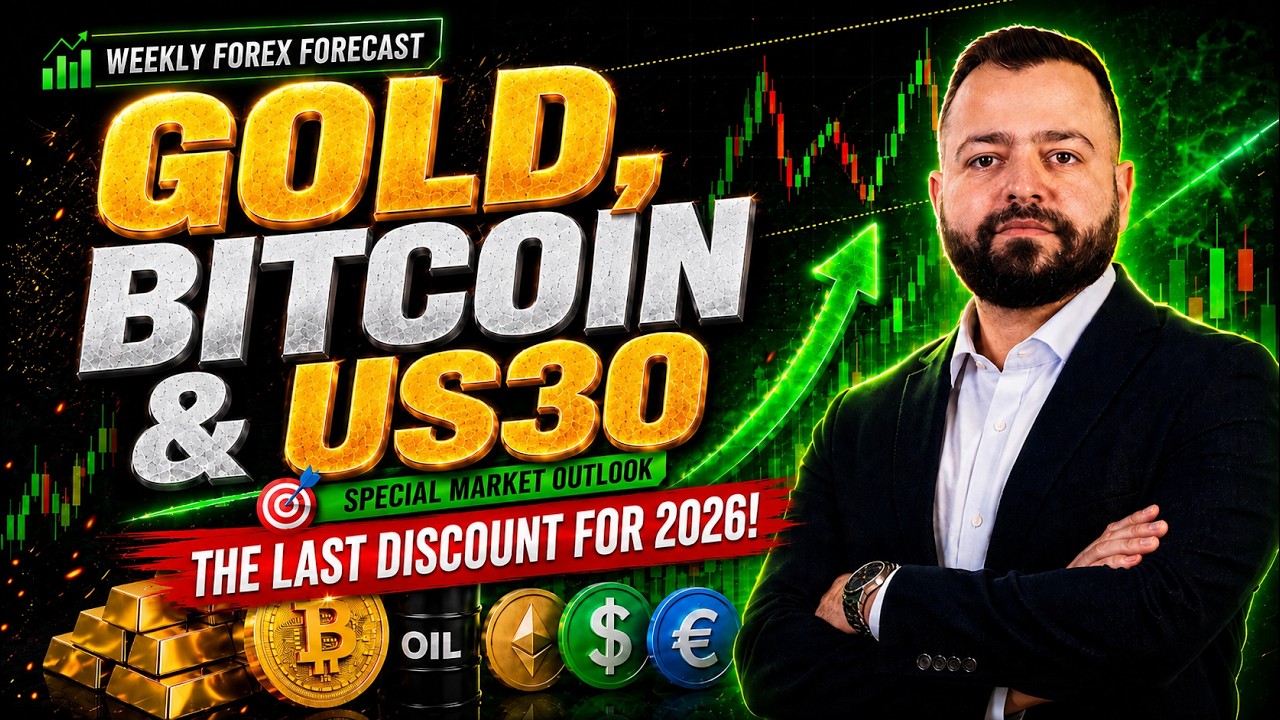 🎯TOP Analysis For This Week! GOLD, EURUSD, BTC & US30 - Forex Trading