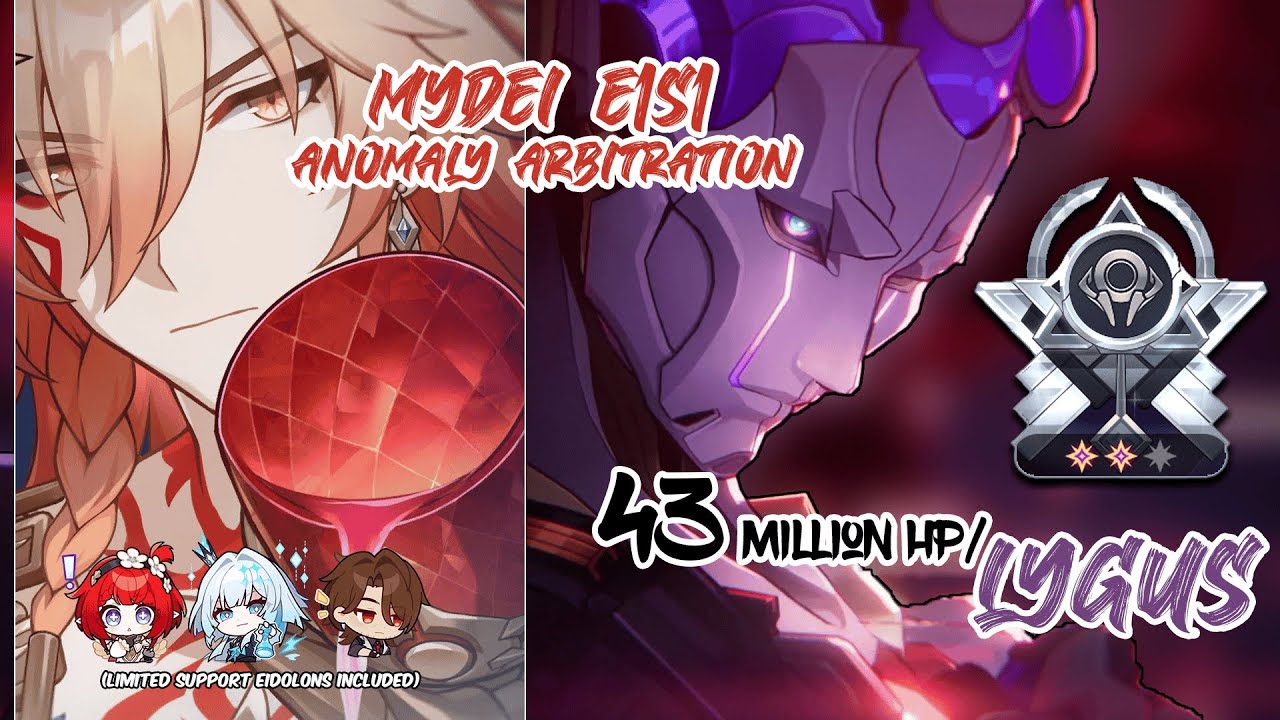 Mydei E1S1 vs 43M HP Lygus (Checkmate) - Anomaly Arbitration | HSR 3.6