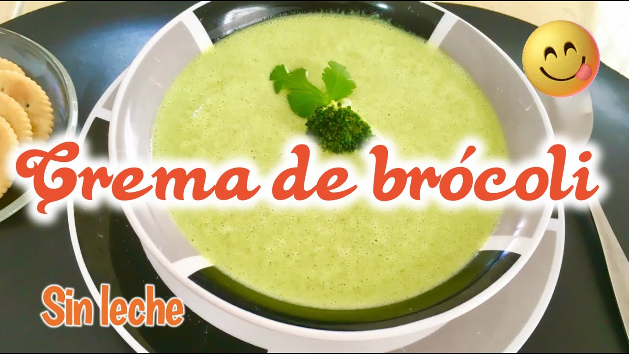 CREMA DE BRÓCOLI SIN LECHE!! 🥦 FÁCIL Y RIQUÍSIMA! 😋🤗🥦👩🏼‍🍳😊
