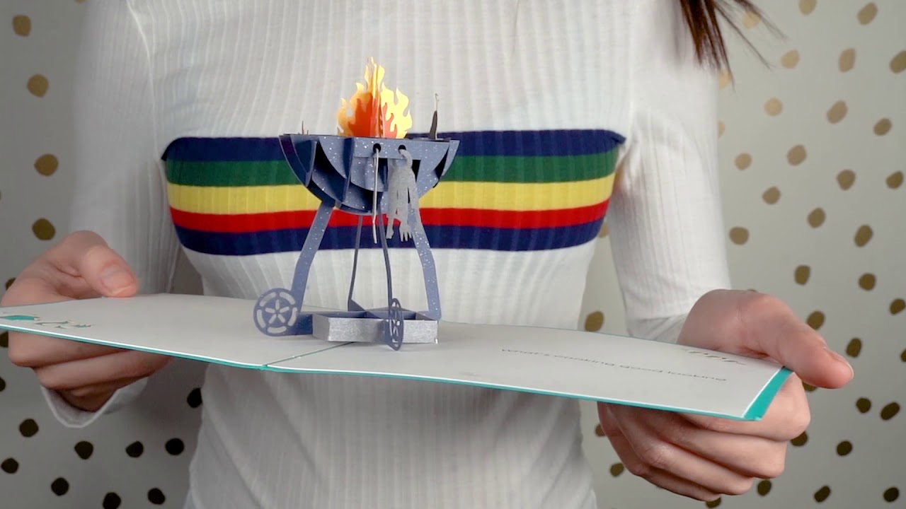 BBQ Pop Up Card