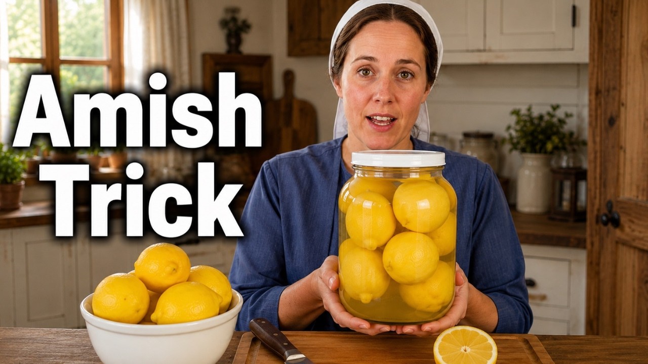 How I Store LEMONS for 1 YEAR Without Spoiling &mdash; The Old AMISH Way
