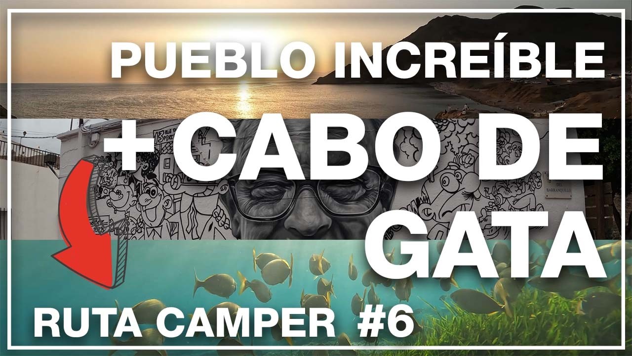 DESCUBRO Pueblo INCREIBLE y SNORKEL en CABO de GATA | Vanlife  CABO de GATA | Península en Camper #6