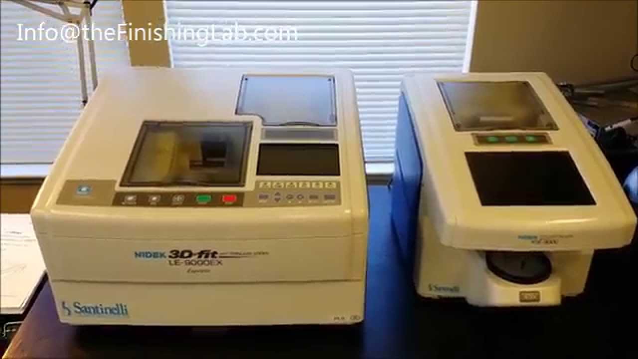 *SOLD* Santinelli Nidek LE9000EX & ICE9000 For Sale by The Finishing Lab