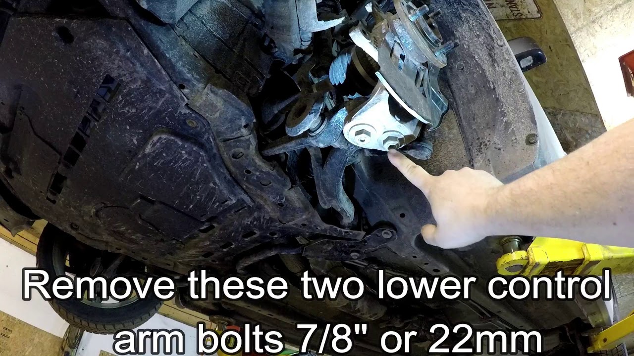 Ford Fusion Mercury Milan front wheel bearing replacement