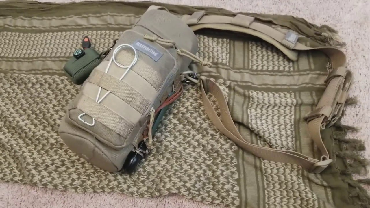 Water Bottle Holder Survival Kit Load Out