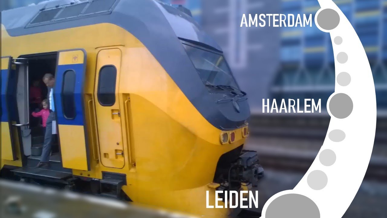 Dutch Train Trip: Intercity Amsterdam - Haarlem - Leiden | Oude Lijn