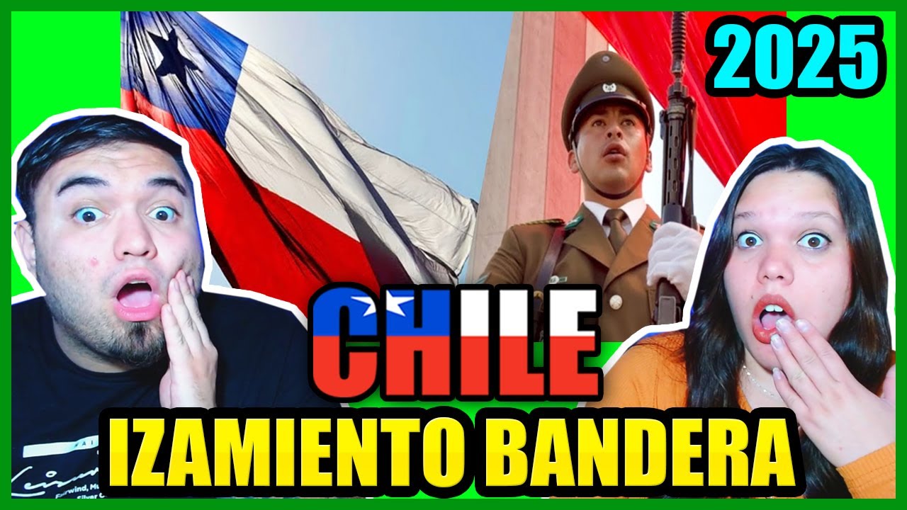 ARGENTINOS reaccionan a  "IZAMIENTO A LA GRAN BANDERA CHILE 2025"  🇨🇱