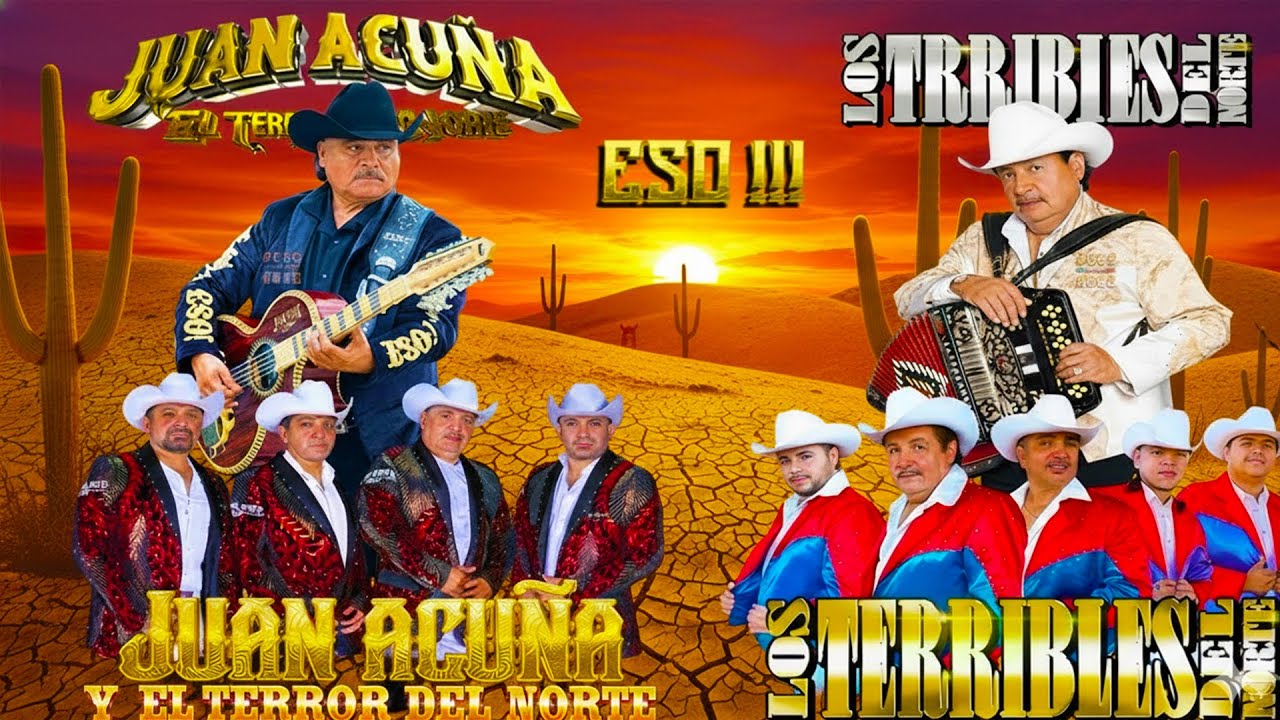 Los Terribles Del Norte VS Juan Acuña y El Terror Del Norte - Puros Corridos Mix 2025