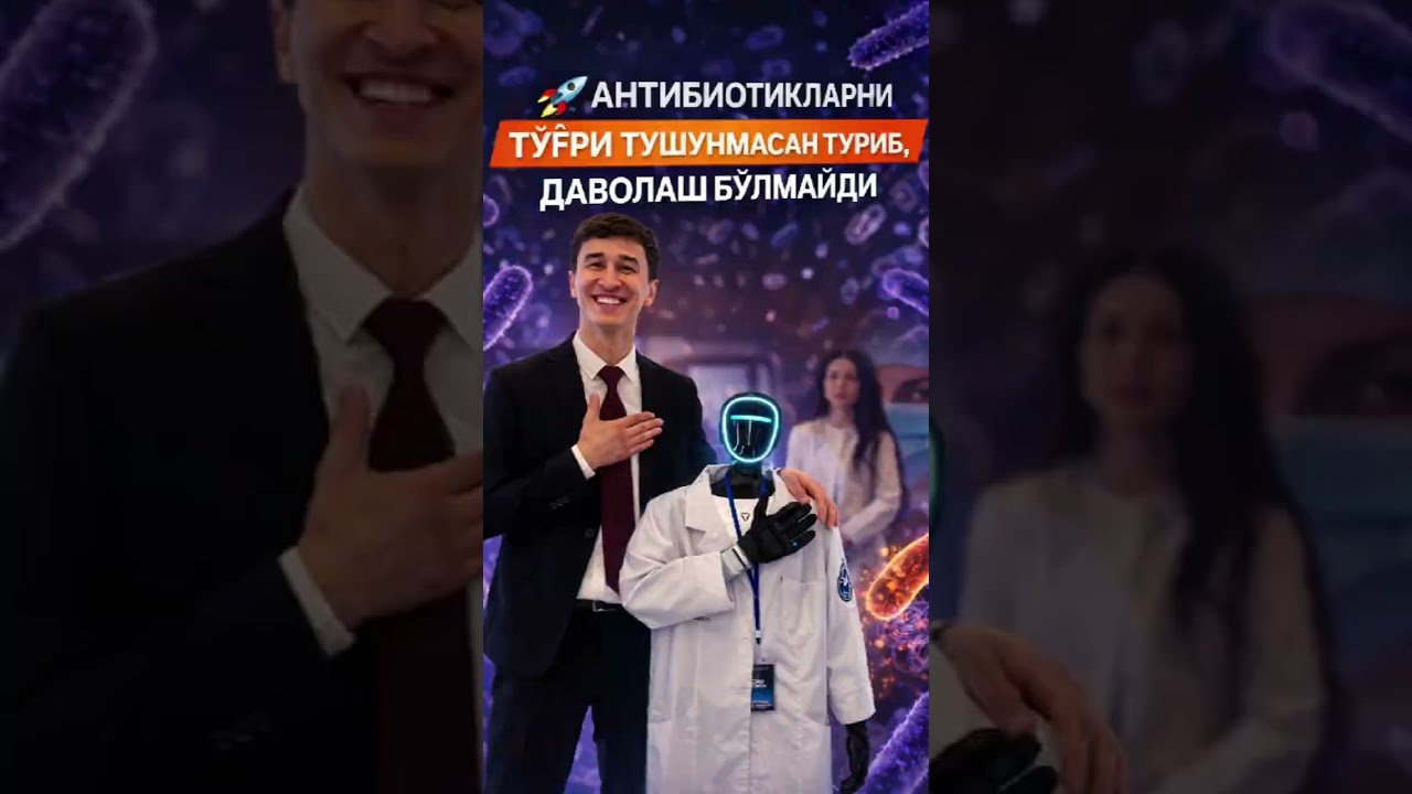 🚀 АНТИБИОТИКЛАРНИ ТЎҒРИ ТУШУНМАСДАН ТУРИБ, ДАВОЛАШ БЎЛМАЙДИ