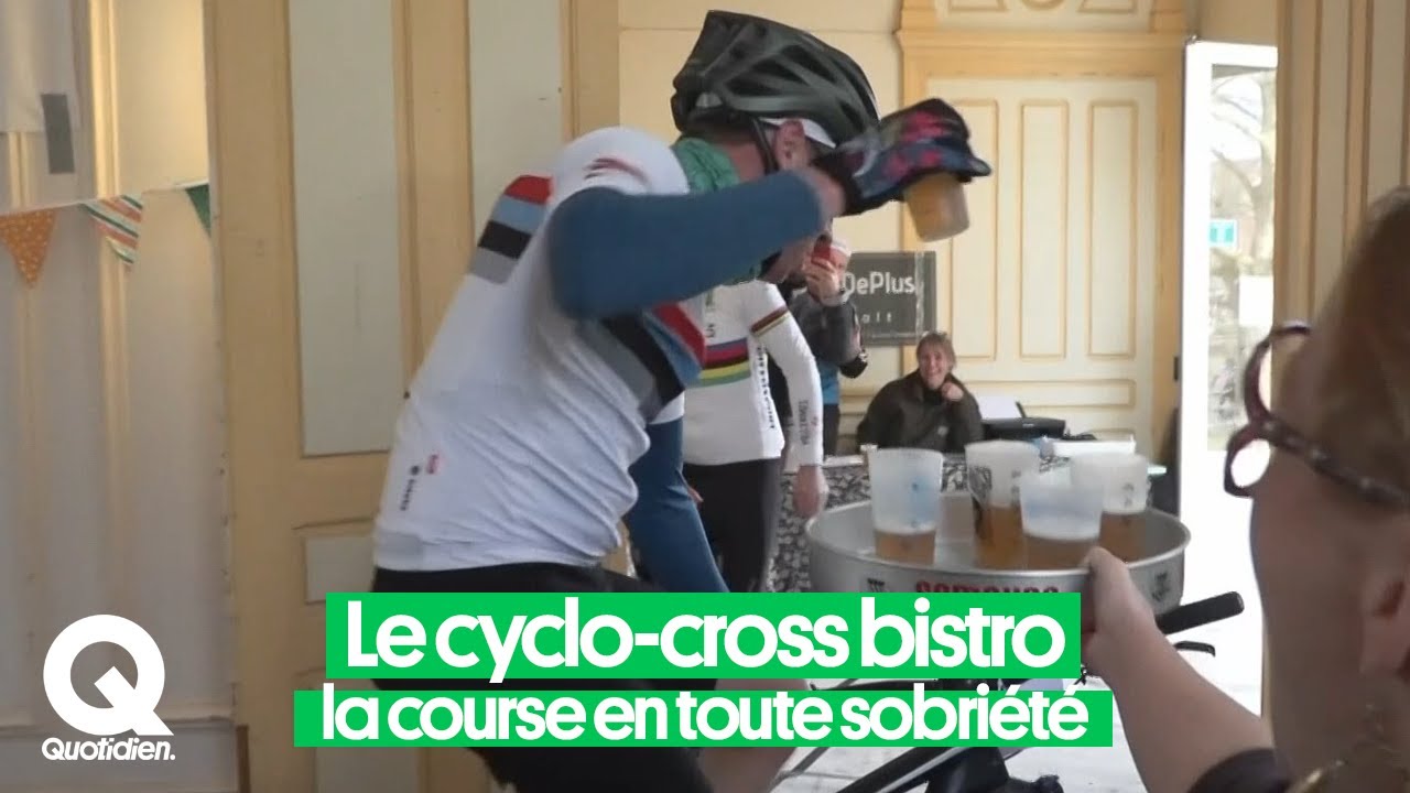 La course de cyclo-cross bistro, une petite mousse et ça repart ?